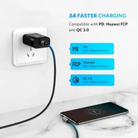 UGREEN USB 2.0 C M/M Round Cable Nickel Plating Aluminum Shell 2m (Gray Black)US261 100w US261