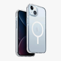 UNIQ HYBRID IPHONE 15 PLUS  MAGCLICK CHARGING LIFEPRO XTREME (AF) - DOVE (FROST CLEAR)
