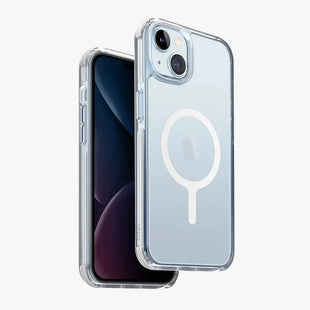 UNIQ HYBRID IPHONE 15 PLUS  MAGCLICK CHARGING LIFEPRO XTREME (AF) - DOVE (FROST CLEAR)