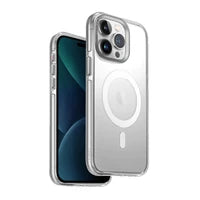 UNIQ HYBRID IPHONE 15 PRO MAX MAGCLICK CHARGING CALIO (AF) - NUDE (TRANSPARENT)