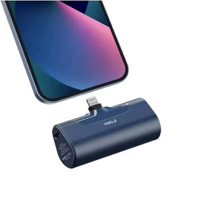 iWALK LinkPod-4 4500mAh Portable Charger with Built-In Type C & Pass-Through-Blue