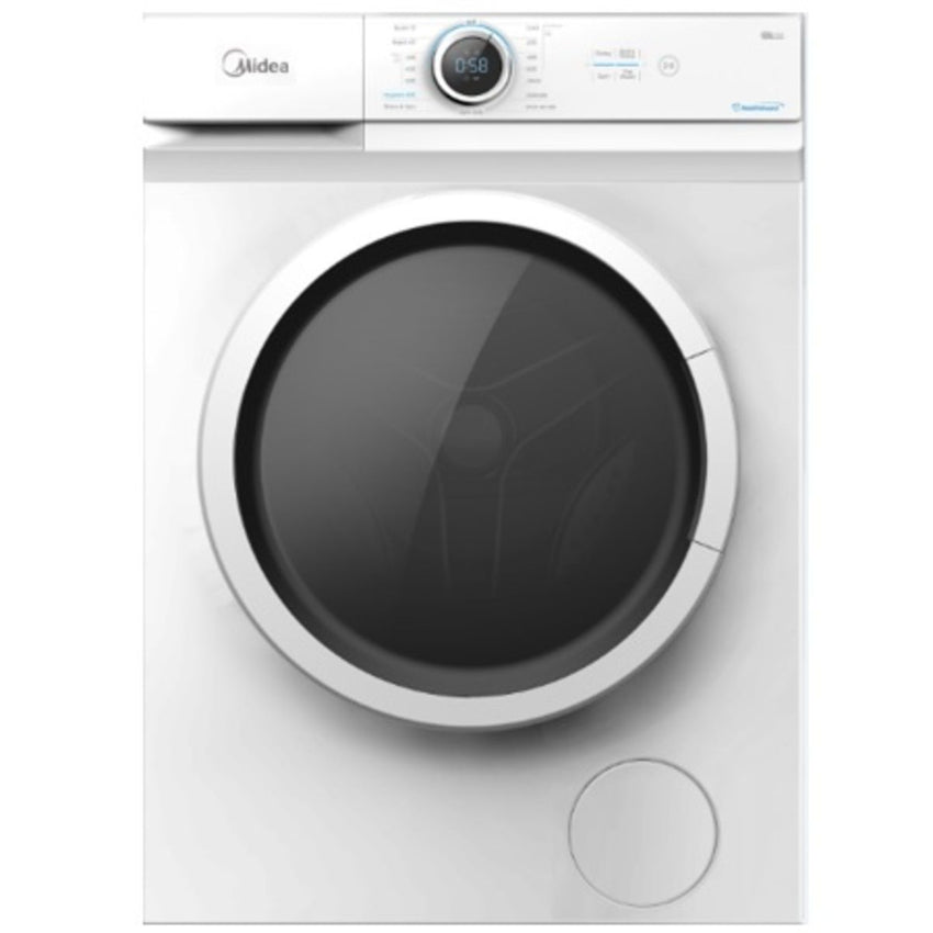 Midea Front Load Washer 6kg, White - MF100W60/W-KW