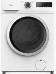 Midea Front Load Washer 8kg, White - MF110W80B/W-GCC